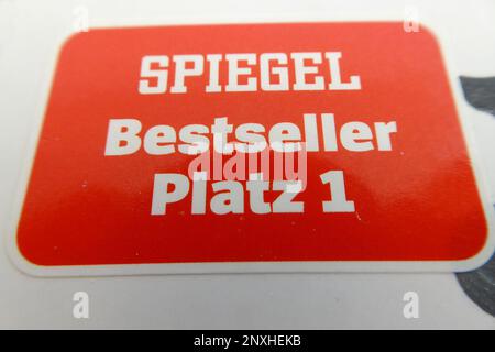 Spiegel Bestseller Platz 1 / Eins Stockfoto