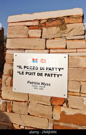 Mauretanien, Chinguetti, 'Le puit de Patty' - 'Il pozzo di Patty' - 'Patty's Well' Stockfoto