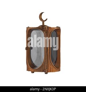 gedächtnislampen aus Granit auf weißem Hintergrund Stockfoto