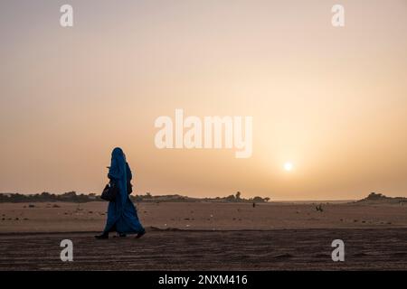 Mauretanien, Chinguetti, Alltag Stockfoto