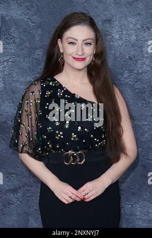 London, Vereinigtes Königreich 1. März, 2023. Amber Doig Thorne auf der Weltpremiere von Luther: The Fallen Sun im BFI IMAX Waterloo. Kredit: Alan D West/Alamy Live News Stockfoto