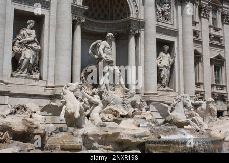 Fontana di Trevi, Rom, Italien Stockfoto