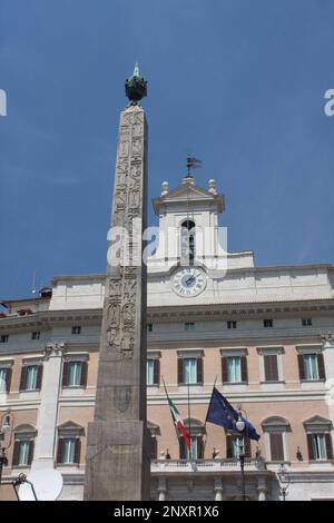 Palazzo Montecitorio, Rom, Italien Stockfoto