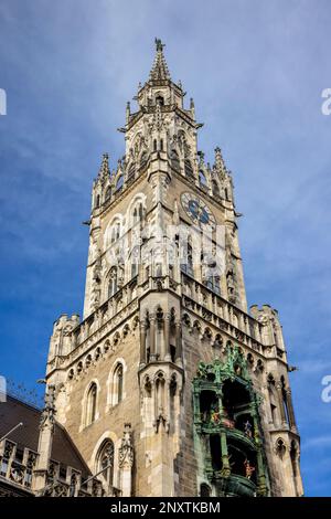 Rathaus, oder Rathaus, München, Deutschland Stockfoto
