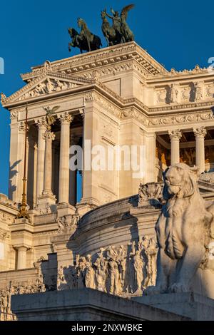 Victor Emmanuel II. Denkmal, Rom, Italien Stockfoto