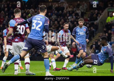 Burnley, Großbritannien. 1. März 2023 Während des FA-Cup-Spiels zwischen Burnley und Fleetwood Town in Turf Moor, Burnley, am Mittwoch, den 1. März 2023. (Foto: Mike Morese | MI News) Guthaben: MI News & Sport /Alamy Live News Stockfoto