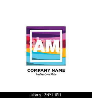 Ursprüngliches Logo mit farbenfrohem Vorlagenvektor. Stock Vektor