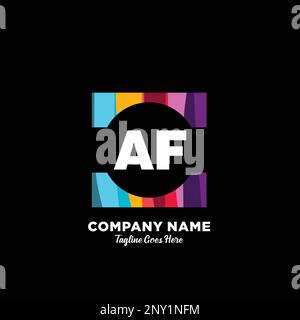 Ursprüngliches Logo mit farbenfrohem Vorlagenvektor. Stock Vektor