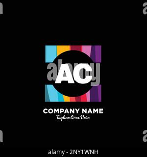 Ursprüngliches Logo mit farbenfrohem Vorlagenvektor. Stock Vektor