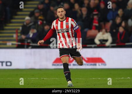 Sheffield, Großbritannien. 01. März 2023. Billy Sharp #10 von Sheffield United während des Emirates FA Cup Fifth Round Match Sheffield United vs Tottenham Hotspur in Bramall Lane, Sheffield, Großbritannien, 1. März 2023 (Foto von Gareth Evans/News Images) in Sheffield, Großbritannien, am 3.1.2023. (Foto: Gareth Evans/News Images/Sipa USA) Guthaben: SIPA USA/Alamy Live News Stockfoto