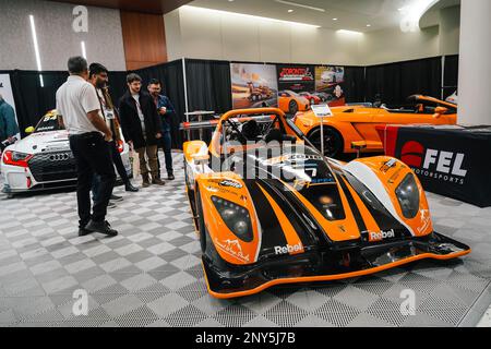 Personalisierbare Super-Car-Ausstellung Stockfoto