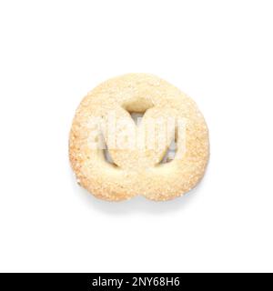 Brezel-förmiger Butterkeks mit Zucker aus Deutschland Stockfoto