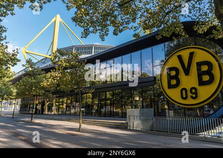 Signal Iduna Park, Fußballstadion, BVB, Fußballverein, Dortmund, Ruhrgebiet, Nordrhein-Westfalen, Deutschland Stockfoto