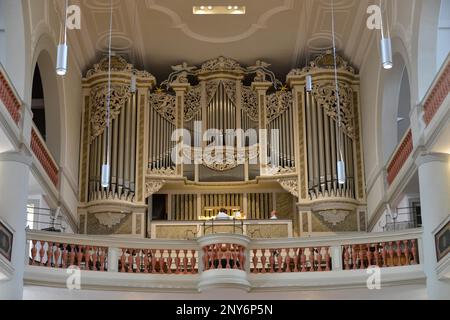 Orgel, Georgenkirche, Eisenach, Thüringen, Deutschland Stockfoto