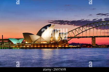 Sydney Australien. Opernhaus Stockfoto