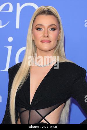 Inglewood, USA. 01. März 2023. Malibu Babie trifft am Mittwoch, den 1. März 2023, bei den Billboard Women in Music Awards 2023 im YouTube Theater in Inglewood, Kalifornien, ein . (Foto: Juan Pablo Rico/Sipa USA) Guthaben: SIPA USA/Alamy Live News Stockfoto