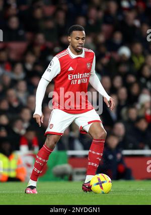 London, Großbritannien. 1. März 2023. Gabriel von Arsenal während des Premier League-Spiels im Emirates Stadium, London. Der Bildausdruck sollte lauten: David Klein/Sportimage Credit: Sportimage/Alamy Live News Stockfoto