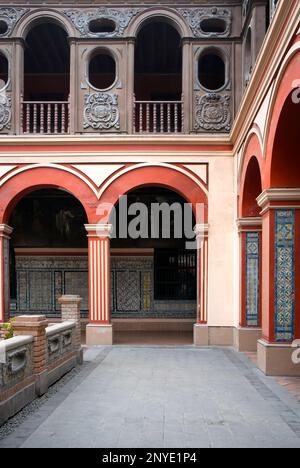 Basilika und Kloster Santo Domingo oder Kloster des Heiligen Rosenkranzes, erstes Kloster, Lima, Peru Stockfoto