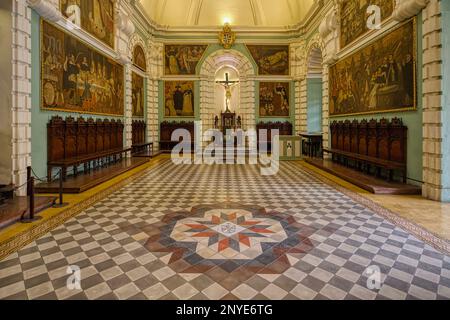 Basilika und Kloster Santo Domingo oder Kloster des Heiligen Rosenkranzes, Kapitelsaal, Lima, Peru Stockfoto