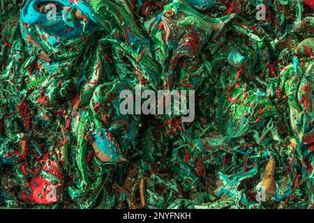 Abstrakte Farbe in Öl Stockfoto