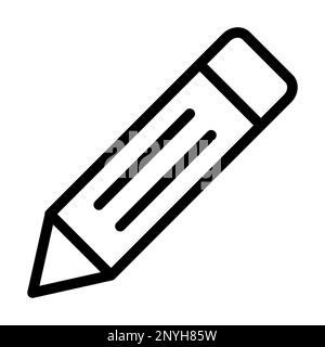 Symbol Für Dicke Bleistiftlinien Stockfoto