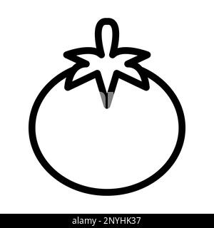 Symbol „Tomate Thick Line“ Stockfoto