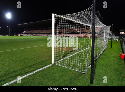 London, Großbritannien. 28. Februar 2023. Allgemeiner Blick auf „The Hive“ vor dem Spiel der Vanarama National League zwischen Barnet und Oldham Athletic im Underhill Stadium, London am Dienstag, den 28. Februar 2023. (Foto: Eddie Garvey | MI News) Kredit: MI News & Sport /Alamy Live News Stockfoto