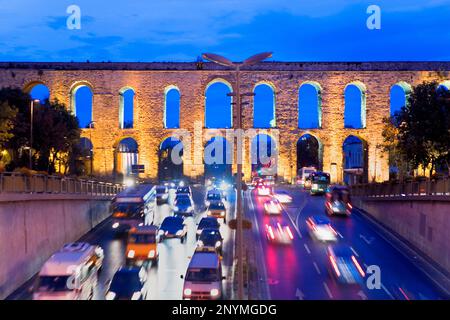 Valens-Aquädukt (Bozdogan Kemeri) aus Ivth Jahrhundert, Istanbul. Turkei Stockfoto