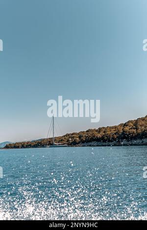 Sommerzeit in Sivota Thesprotia Griechenland mittelmeer Stockfoto