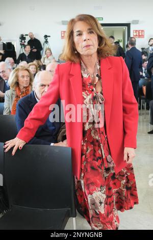 Madrid, Spanien. 02. März 2023. Ana Botella während des atlantischen Dialogs für Demokratie 1. im Circulo de Bellas Artes in Madrid. Der dialog wird vom Atlantic Studies Institute vereinbart. Kredit: SOPA Images Limited/Alamy Live News Stockfoto