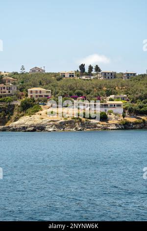 Bootstour zu den Inseln Paxos und Antipaxos im griechischen Sommer Stockfoto