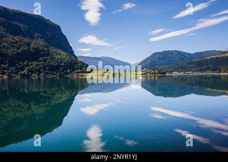 Sognefjorden, Sogn Og Fjordane, Norwegen Stockfoto