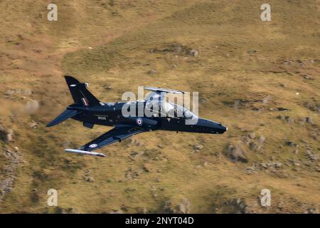 Militärjets in Wales auf niedrigem Niveau Stockfoto