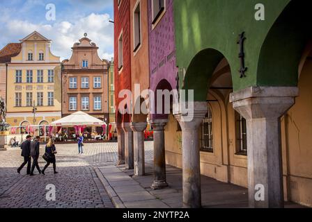 Altmarkt, Poznan, Polen. Stockfoto