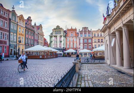 Altmarkt, Poznan, Polen. Stockfoto
