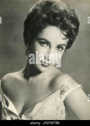 Britisch-amerikanische Schauspielerin Elizabeth Taylor im Film Giant, USA 1956 Stockfoto