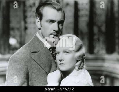 Der amerikanische Schauspieler Gary Cooper und die Schauspielerin Ann Harding im Film Peter Ibbetson, USA 1935 Stockfoto