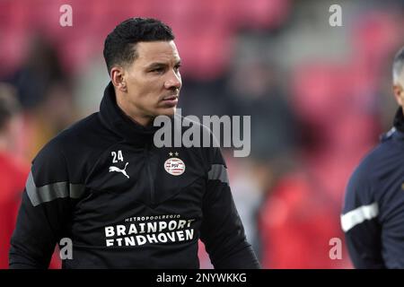 DOETINCHEM - 02/03/2023, EINDHOVEN - PSV Eindhoven Torwart Boy Waterman vor dem Viertelfinale des TOTO KNVB Cup-Spiels zwischen PSV Eindhoven und ADO Den Haag im Phillips Stadion am 2. Februar 2023 in Eindhoven, Niederlande. ANP JEROEN PUTMANS Stockfoto