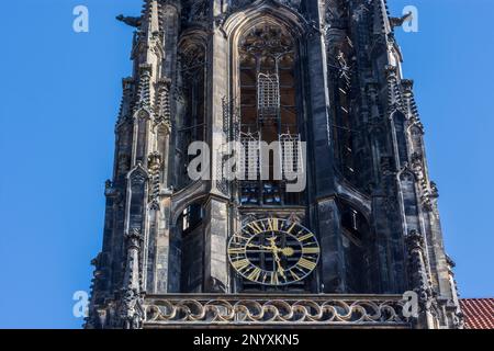 Münster: Täuferkörbe in der Kirche St. Lamberti. Die drei verbleibenden Führer des Anabaptisten Reiches von Munster, Jan van Leiden, Bernd Stockfoto