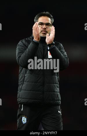 Huddersfield Town Manager David Wagner - Arsenal gegen Huddersfield Town, Premier League, Emirates Stadium, London - 29. November 2017. Stockfoto