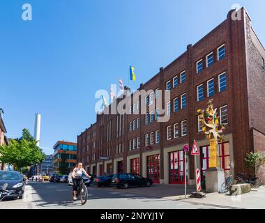 Münster: Haus Alte Feuerwache in Münsterland, Nordrhein-Westfalen, Nordrhein-Westfalen, Deutschland Stockfoto