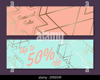 Vector – Schwarzweiß-Vorlage für „David Star“- oder „Snowflake“-Muster, Poster, Banner oder Grußkarten mit Papierhandwerk und Goldfolie-Effekt. Stock Vektor