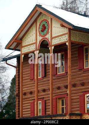 Villa Alica, Starý Smokovec, Ótátrafüred, Slowakische Republik, Europa Stockfoto