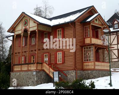 Villa Alica, Starý Smokovec, Ótátrafüred, Slowakische Republik, Europa Stockfoto