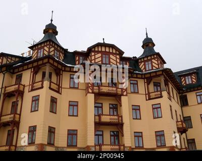 Grandhotel, Starý Smokovec, Ótátrafüred, Slowakische Republik, Europa Stockfoto