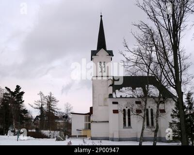 Evangelische Kirche, Starý Smokovec, Ótátrafüred, Slowakische Republik, Europa Stockfoto