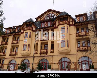 Grandhotel, Starý Smokovec, Ótátrafüred, Slowakische Republik, Europa Stockfoto