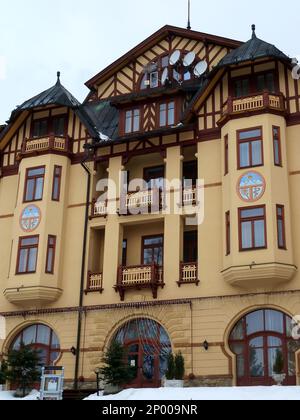 Grandhotel, Starý Smokovec, Ótátrafüred, Slowakische Republik, Europa Stockfoto