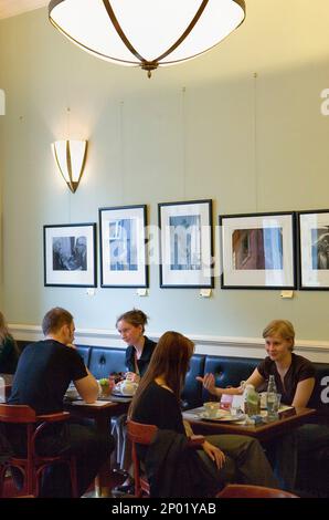 Café Louvre. 22, Národní. www.cafelouvre.cz.Prague. Tschechische Republik Stockfoto