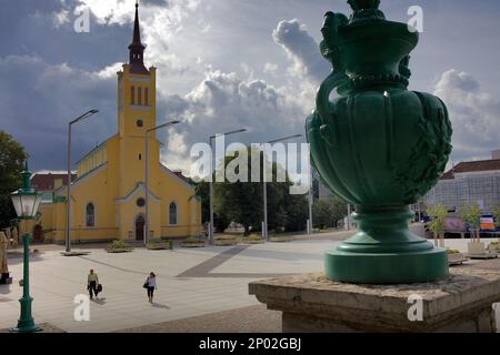 Platz der Freiheit, Tallinn, Estland Stockfoto